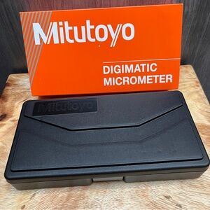 Mitutoyo Black Digimatic Micrometer, Storage Case only, model 293-831-30 MDC-1